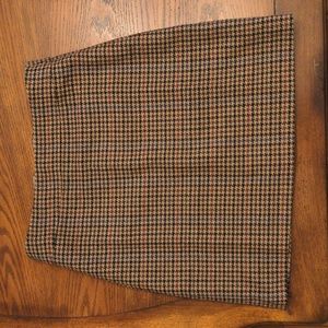 NWT J Crew Houndstooth Pencil Skirt